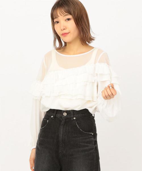 Another Edition（アナザーエディション）の「フリルブラウス（シャツ/ブラウス・レディース・ホワイト・FREE）」の14枚目の写真