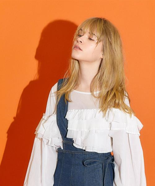 Another Edition（アナザーエディション）の「フリルブラウス（シャツ/ブラウス・レディース・ホワイト・FREE）」の10枚目の写真