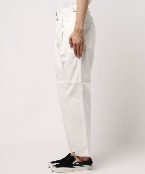 CLANE（クラネ）の「HIGHT WEAIST DENIM PANTS（デニムパンツ・メンズ・ブルー/ホワイト・0/1/2）」の4枚目の写真