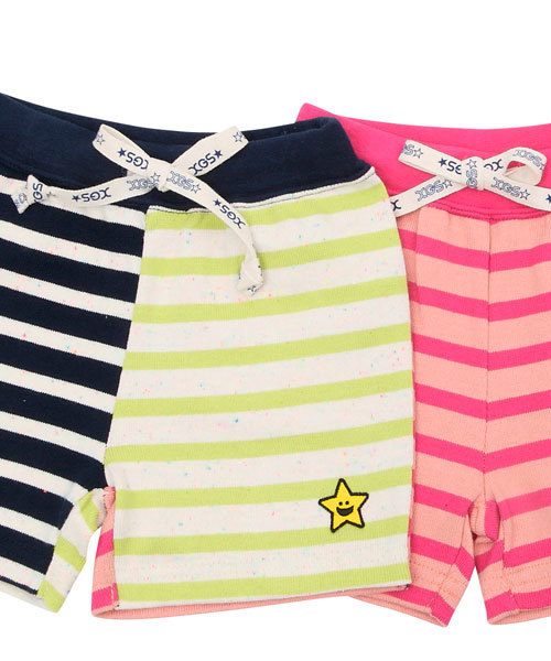 X-girl Stages（エックスガールステージス）の「STRIPY HALF PANT (4T～7T)（その他パンツ・キッズ・ネイビー/オレンジ/マルチ・4T/5T/6T/7T）」の10枚目の写真