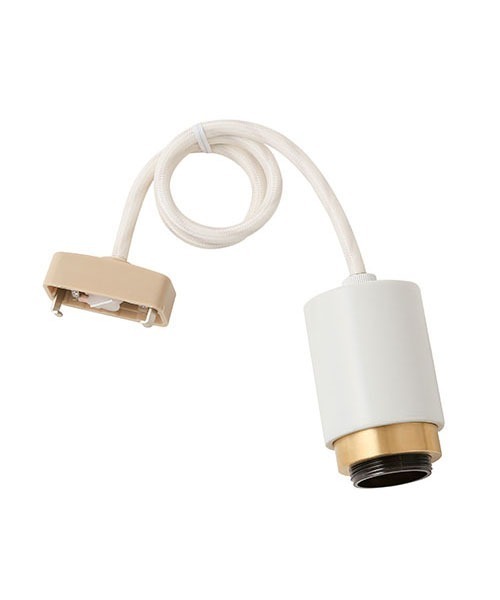BRID（ブリッド）の「.［パーツ販売］ブリッド ジェネラル ソケット / BRID GENERAL SOCKET［PORCELAIN］（照明・レディース・ホワイト/ブラック/グリーン/グレー/ネイビー/キャメル・FREE）」の2枚目の写真