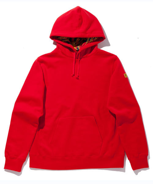 XLARGE(エクストララージ)の「SCARF LINED PULLOVER HOODIE(パーカー・メンズ・ブラック/アッシュグレー/レッド/グリーン/ネイビー・MEDIUM/LARGE/X-LARGE/SMALL)」の5枚目の写真