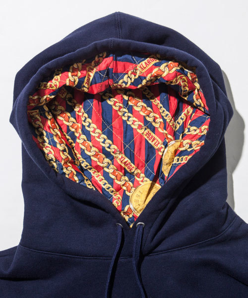 XLARGE(エクストララージ)の「SCARF LINED PULLOVER HOODIE(パーカー・メンズ・ブラック/アッシュグレー/レッド/グリーン/ネイビー・MEDIUM/LARGE/X-LARGE/SMALL)」の11枚目の写真