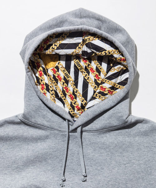 XLARGE(エクストララージ)の「SCARF LINED PULLOVER HOODIE(パーカー・メンズ・ブラック/アッシュグレー/レッド/グリーン/ネイビー・MEDIUM/LARGE/X-LARGE/SMALL)」の13枚目の写真