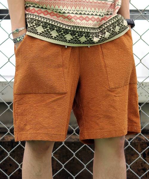 JOURNAL STANDARD relume(ジャーナルスタンダード レリューム)の「ランダムパイルショーツ#(その他パンツ・メンズ・グレー/ブラウン/ブルー/ネイビー/イエロー系その他・L/M)」の1枚目の写真