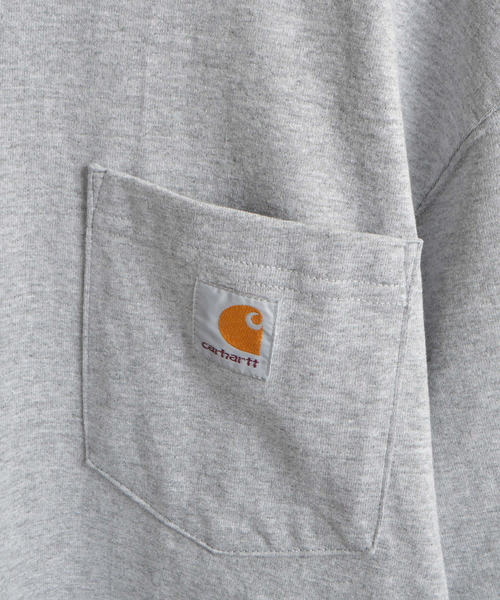 Carhartt（カーハート）の「Carhartt (カーハート）Workwear Pocket Short-Sleeve Tｰ Shirts（Tシャツ/カットソー・メンズ・ブラック/グレー/ネイビー・S/M/L）」の5枚目の写真