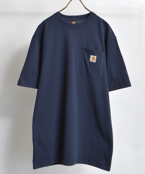 Carhartt（カーハート）の「Carhartt (カーハート）Workwear Pocket Short-Sleeve Tｰ Shirts（Tシャツ/カットソー・メンズ・ブラック/グレー/ネイビー・S/M/L）」の10枚目の写真