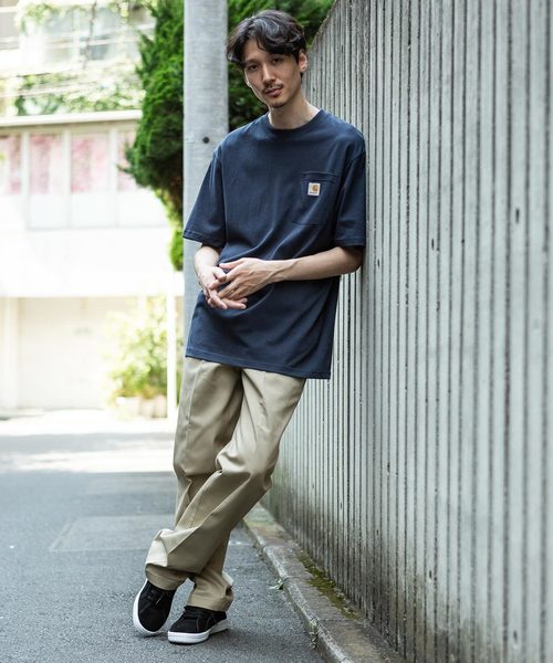 Carhartt（カーハート）の「Carhartt (カーハート）Workwear Pocket Short-Sleeve Tｰ Shirts（Tシャツ/カットソー・メンズ・ブラック/グレー/ネイビー・S/M/L）」の11枚目の写真