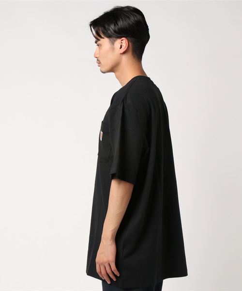 Carhartt（カーハート）の「Carhartt (カーハート）Workwear Pocket Short-Sleeve Tｰ Shirts（Tシャツ/カットソー・メンズ・ブラック/グレー/ネイビー・S/M/L）」の9枚目の写真