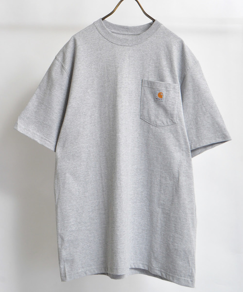 Carhartt（カーハート）の「Carhartt (カーハート）Workwear Pocket Short-Sleeve Tｰ Shirts（Tシャツ/カットソー・メンズ・ブラック/グレー/ネイビー・S/M/L）」の12枚目の写真