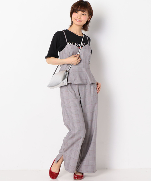 archives（アルシーヴ）の「【SETUPもOK】サイドスリットストレートパンツ（その他パンツ・レディース・ブルー/モカ/キャメル・MEDIUM）」の3枚目の写真