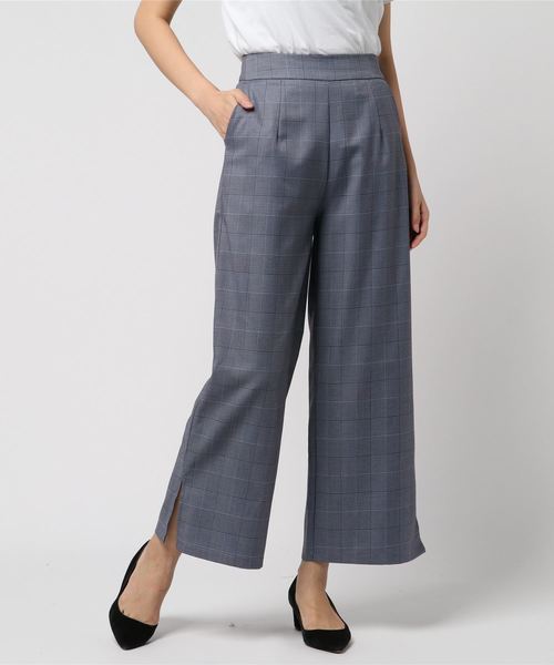 archives（アルシーヴ）の「【SETUPもOK】サイドスリットストレートパンツ（その他パンツ・レディース・ブルー/モカ/キャメル・MEDIUM）」の6枚目の写真