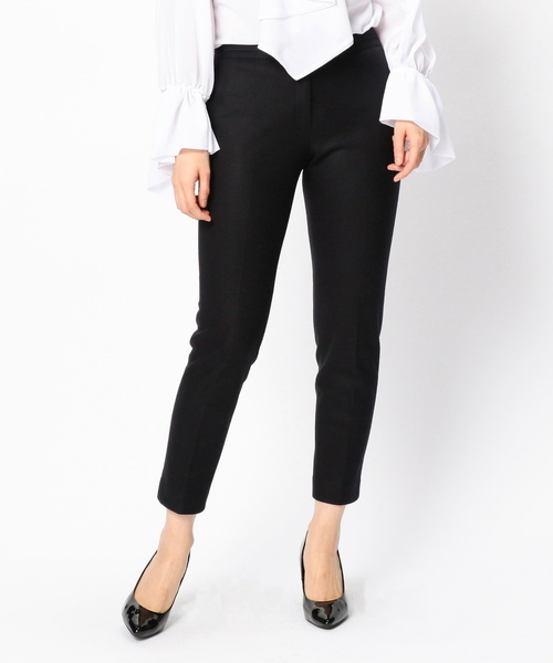 NARACAMICIE（ナラカミーチェ）の「【スーツセットアップ対応】圧縮スムース9分丈パンツ（スーツパンツ・レディース・ネイビー/グレー・SMALL/MEDIUM/LARGE）」の3枚目の写真