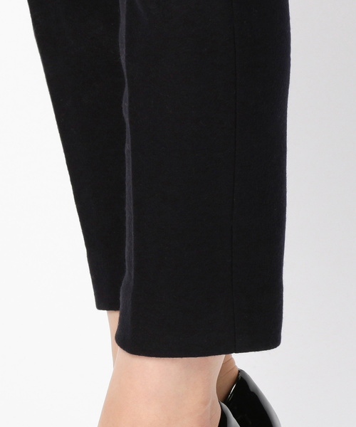 NARACAMICIE（ナラカミーチェ）の「【スーツセットアップ対応】圧縮スムース9分丈パンツ（スーツパンツ・レディース・ネイビー/グレー・SMALL/MEDIUM/LARGE）」の8枚目の写真