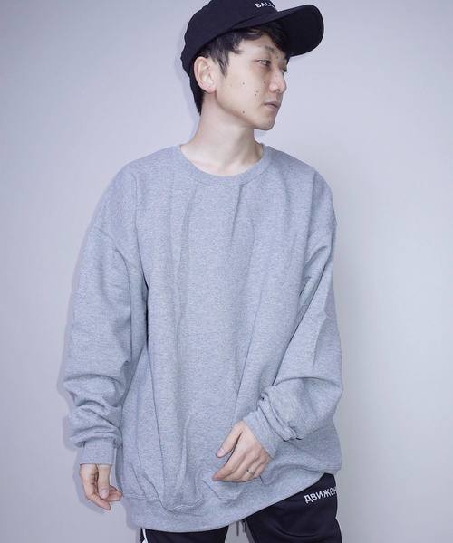 JERZEES（ジャージーズ）の「JERZEES SOLID CREW SW/ジャージーズソリッドクルースウェット（スウェット・メンズ・ホワイト/ブラック/グレー/ネイビー・X-LARGE）」の3枚目の写真