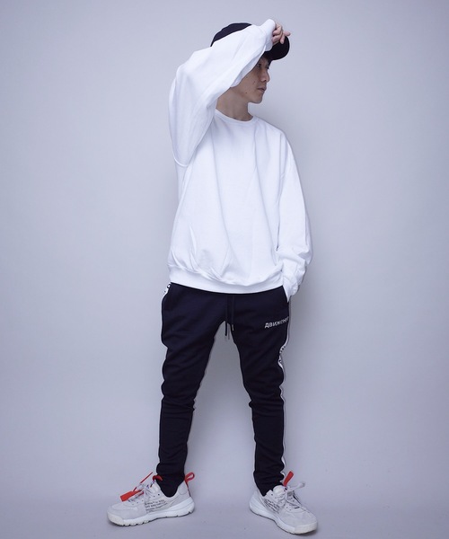 JERZEES（ジャージーズ）の「JERZEES SOLID CREW SW/ジャージーズソリッドクルースウェット（スウェット・メンズ・ホワイト/ブラック/グレー/ネイビー・X-LARGE）」の6枚目の写真