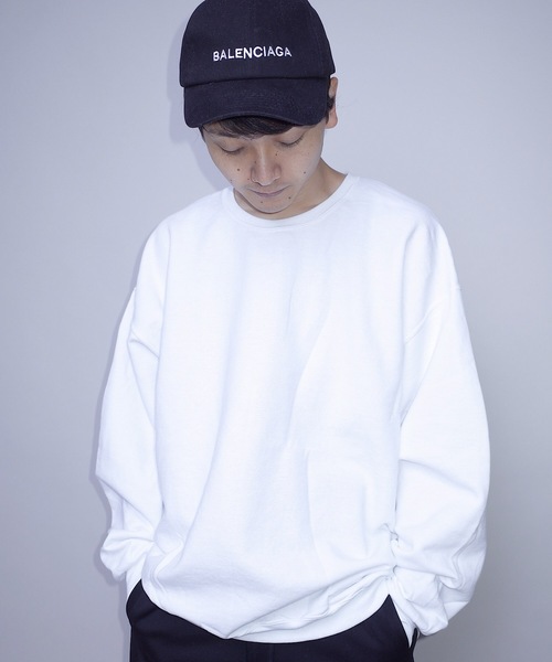JERZEES（ジャージーズ）の「JERZEES SOLID CREW SW/ジャージーズソリッドクルースウェット（スウェット・メンズ・ホワイト/ブラック/グレー/ネイビー・X-LARGE）」の8枚目の写真