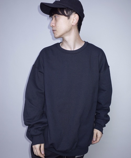 JERZEES（ジャージーズ）の「JERZEES SOLID CREW SW/ジャージーズソリッドクルースウェット（スウェット・メンズ・ホワイト/ブラック/グレー/ネイビー・X-LARGE）」の16枚目の写真