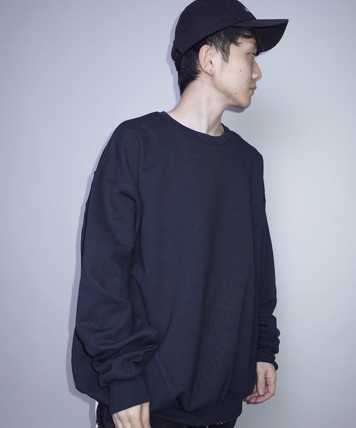 JERZEES（ジャージーズ）の「JERZEES SOLID CREW SW/ジャージーズソリッドクルースウェット（スウェット・メンズ・ホワイト/ブラック/グレー/ネイビー・X-LARGE）」の17枚目の写真