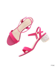 RANDA | ビジューヒールサンダル(サンダル)