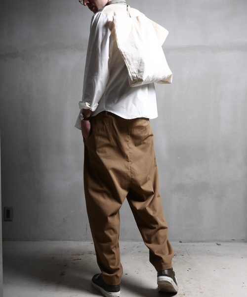 antiqua(アンティカ)の「シンプルワイドパンツ(その他パンツ・メンズ・ブラック/ベージュ・FREE)」の6枚目の写真