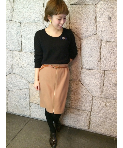 LOUNGEDRESS（ラウンジドレス）の「フェアリーニット（ニット/セーター・レディース・レッド/ロイヤルブルー/ブラック/ネイビー/アイボリー・ﾌﾘ-）」の5枚目の写真