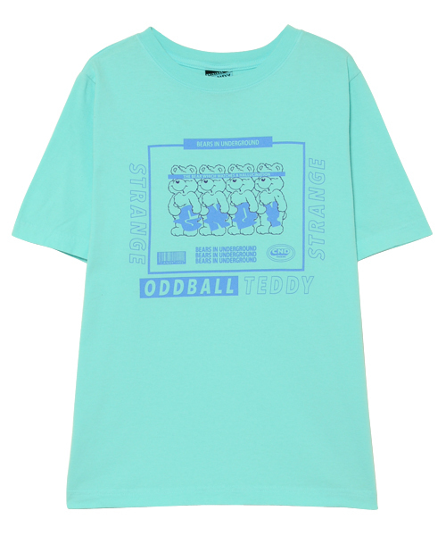 Candy Stripper（キャンディストリッパー）の「ODDBALL TEDDY TEE（Tシャツ/カットソー・レディース・ミント/ブラック/ブラウン/オフホワイト・2/4/3）」の4枚目の写真