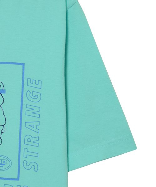 Candy Stripper（キャンディストリッパー）の「ODDBALL TEDDY TEE（Tシャツ/カットソー・レディース・ミント/ブラック/ブラウン/オフホワイト・2/4/3）」の7枚目の写真