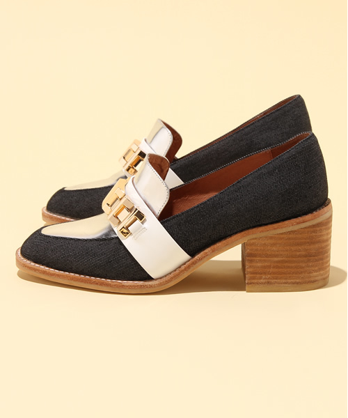 ROSE BUD(ローズバッド)の「(JEFFREY CAMPBELL FOR ROSE BUD) ST:9087-29 DENIM/LTHR COMBINATION SHOES(パンプス・レディース・シルバー系その他・35/39/38/37/36)」の9枚目の写真