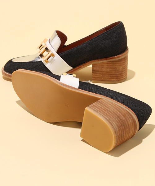 ROSE BUD(ローズバッド)の「(JEFFREY CAMPBELL FOR ROSE BUD) ST:9087-29 DENIM/LTHR COMBINATION SHOES(パンプス・レディース・シルバー系その他・35/39/38/37/36)」の8枚目の写真