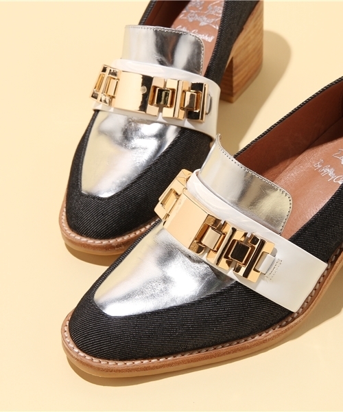 ROSE BUD(ローズバッド)の「(JEFFREY CAMPBELL FOR ROSE BUD) ST:9087-29 DENIM/LTHR COMBINATION SHOES(パンプス・レディース・シルバー系その他・35/39/38/37/36)」の6枚目の写真