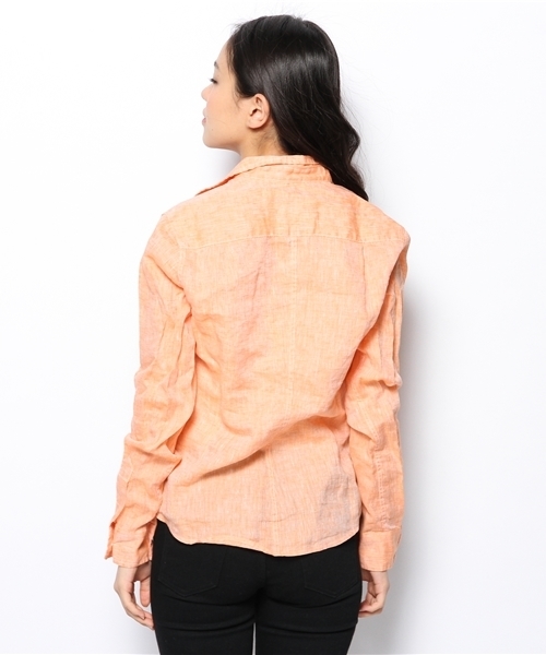 The SAZABY LEAGUE SELECT(ザサザビーリーグセレクト)の「Frank&Eileen BARRY/SOL(シャツ/ブラウス・レディース・オレンジ・SMALL/X-SMALL/XX-SMALL)」の6枚目の写真