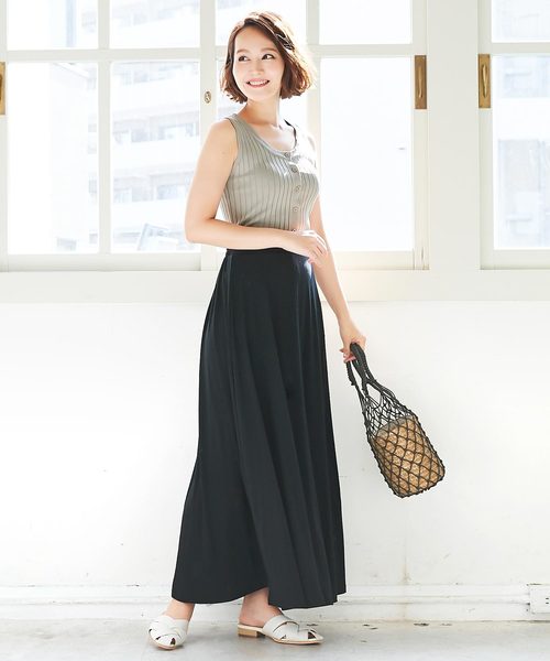 KOBE LETTUCE（コウベレタス）の「フィッシュネットバケツ型カゴバッグ（かごバッグ・レディース・ベージュ系その他/ブラック/オフホワイト・FREE）」の8枚目の写真