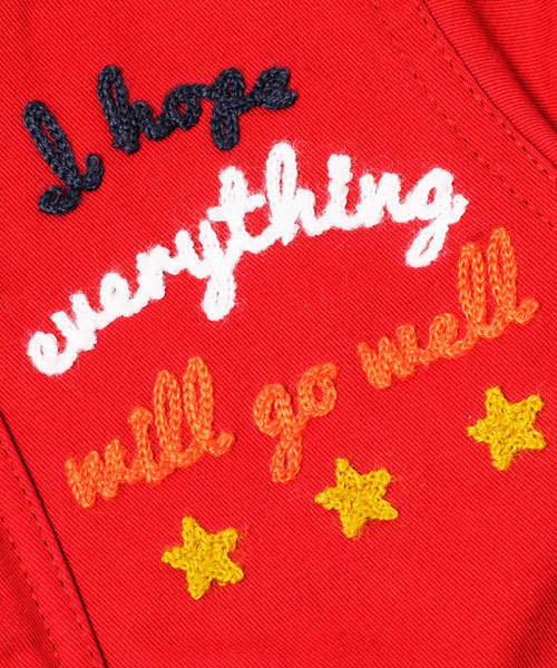 X-girl Stages(エックスガールステージス)の「MODS JACKET (4T~7T)(モッズコート・キッズ・オリーブ/レッド/ネイビー・4T/6T/7T/5T)」の15枚目の写真