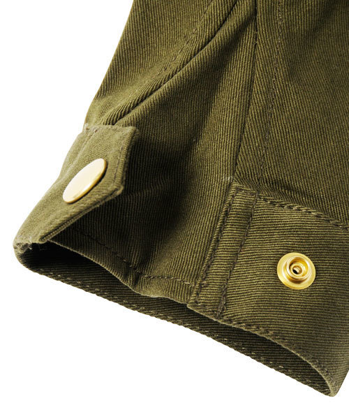 X-girl Stages(エックスガールステージス)の「MODS JACKET (4T~7T)(モッズコート・キッズ・オリーブ/レッド/ネイビー・4T/6T/7T/5T)」の8枚目の写真