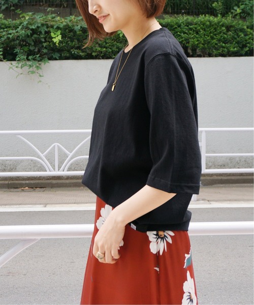 IENA（イエナ）の「UNIVERSAL OVERALL 別注Tシャツ◆（Tシャツ/カットソー・レディース・ブラック/ブラウン/グレー/ホワイト・FREE）」の20枚目の写真