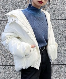 PAGEBOY | エアコンダウンフードブルゾン(ブルゾン)