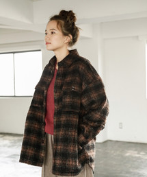 niko and... | シャギーチェックCPO(ミリタリージャケット)