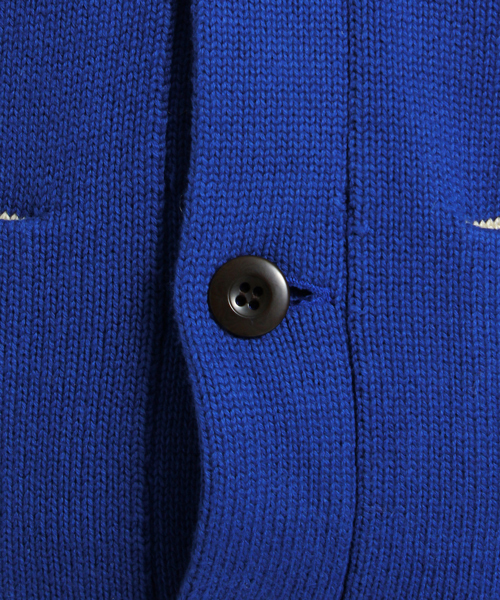 BEAMS BOY（ビームスボーイ）の「CHESWICK / レタードカーディガン（カーディガン/ボレロ・レディース・ブラック/ロイヤルブルー・ONE SIZE）」の6枚目の写真