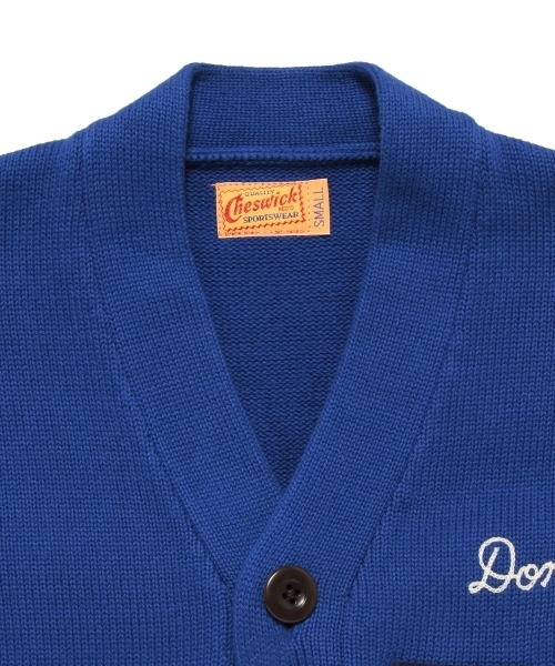 BEAMS BOY（ビームスボーイ）の「CHESWICK / レタードカーディガン（カーディガン/ボレロ・レディース・ブラック/ロイヤルブルー・ONE SIZE）」の13枚目の写真