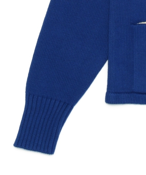 BEAMS BOY（ビームスボーイ）の「CHESWICK / レタードカーディガン（カーディガン/ボレロ・レディース・ブラック/ロイヤルブルー・ONE SIZE）」の14枚目の写真