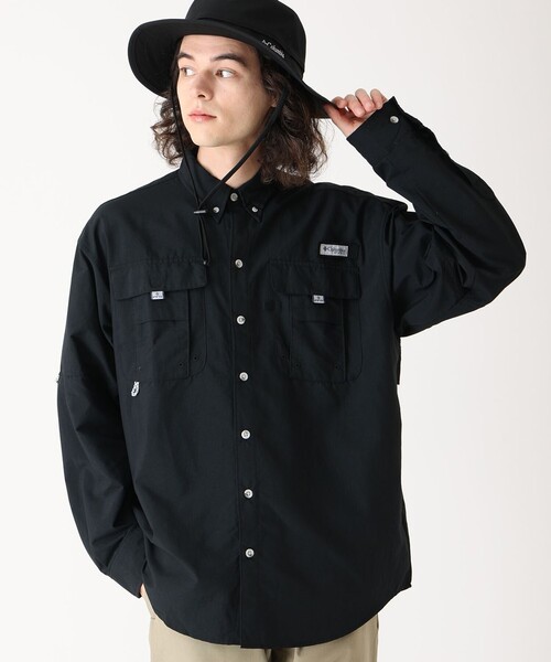 Columbia（コロンビア）の「Columbia/ バハマ II ロングスリーブシャツ /コロンビア（シャツ/ブラウス・メンズ・ブラック/ホワイト/オレンジ/ネイビー/ベージュ/ブルー/ターコイズブルー/レッド/イエロー系その他/カーキ/ブルーグレー/ブルー系その他/グリーン系その他/グリーン/ライトグリーン/アクア/ダークブルー/ライトインディゴブルー/エメラルドブルー/スモークピンク/オレンジ系その他/ブルー系その他2/ブルー系その他3/グリーン系その他2/グリーン系その他3/パープル/ホワイト系その他/ライトパープル/ベージュ系その他/セージグリーン/グレー/グレー系その他/ブラック系その他/ブルー系その他4/ベージュ系その他2・XXL/S/M/XL/L/XS）」の5枚目の写真