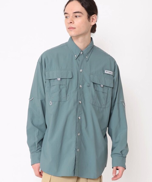 Columbia（コロンビア）の「Columbia/ バハマ II ロングスリーブシャツ /コロンビア（シャツ/ブラウス・メンズ・ブラック/ホワイト/オレンジ/ネイビー/ベージュ/ブルー/ターコイズブルー/レッド/イエロー系その他/カーキ/ブルーグレー/ブルー系その他/グリーン系その他/グリーン/ライトグリーン/アクア/ダークブルー/ライトインディゴブルー/エメラルドブルー/スモークピンク/オレンジ系その他/ブルー系その他2/ブルー系その他3/グリーン系その他2/グリーン系その他3/パープル/ホワイト系その他/ライトパープル/ベージュ系その他/セージグリーン/グレー/グレー系その他/ブラック系その他/ブルー系その他4/ベージュ系その他2・XXL/S/M/XL/L/XS）」の15枚目の写真