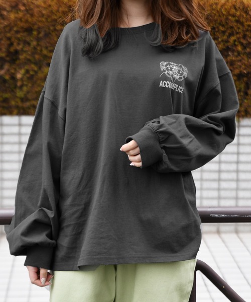 PairPair(ペアペア)の「お菓子キッズバックプリントT(Tシャツ/カットソー・レディース・ブラック/アイボリー・FREE)」の11枚目の写真