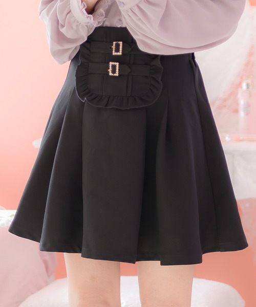 ROJITA（ロジータ）の「スクエア切替バックルＳＫ（スカート・レディース・グレー/ブラック/ピンク・FREE）」の15枚目の写真