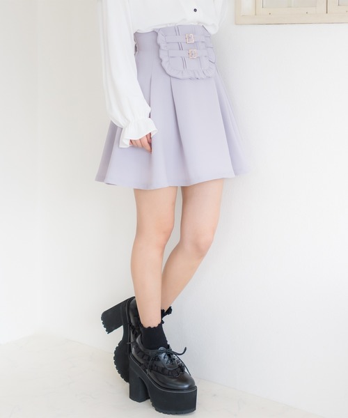 ROJITA（ロジータ）の「スクエア切替バックルＳＫ（スカート・レディース・グレー/ブラック/ピンク・FREE）」の22枚目の写真