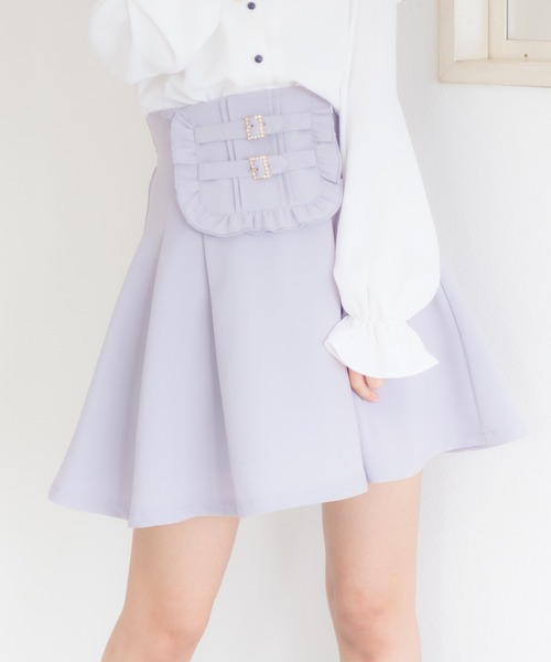 ROJITA（ロジータ）の「スクエア切替バックルＳＫ（スカート・レディース・グレー/ブラック/ピンク・FREE）」の20枚目の写真