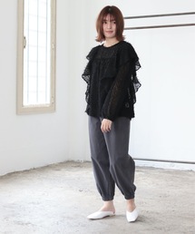 sakishimatokyo | 【ZOZO限定】サキシマamp「クロップドユッタリゴムパンツ」(その他パンツ)