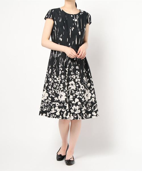 Belluna セットアップパネルプリントワンピースアンサンブル セットアップ Belluna Plus ベルーナ のファッション