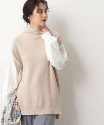 GLOBAL WORK | 袖フワドッキングプルオーバー/898162(その他トップス)